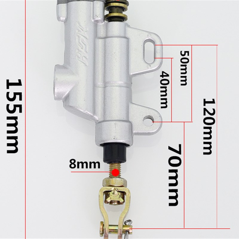 CQR250越野刹车后泵 麦亚斯V3后刹车上泵 CQR通用刹车 Z刹车泵包