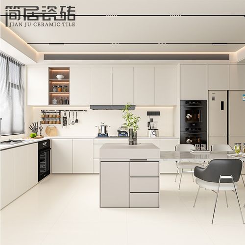 天鹅绒柔光超白g胚奶油白色微水泥瓷砖 厨房卫生间墙面地砖400*80