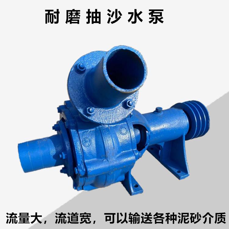 卧式抽沙泵 3寸柴油污泥吸沙泵 小型排污清淤泥浆泵