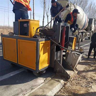400型混凝土路沿石滑模机厂家 高速公路拦水带成型机 路肩滑模机