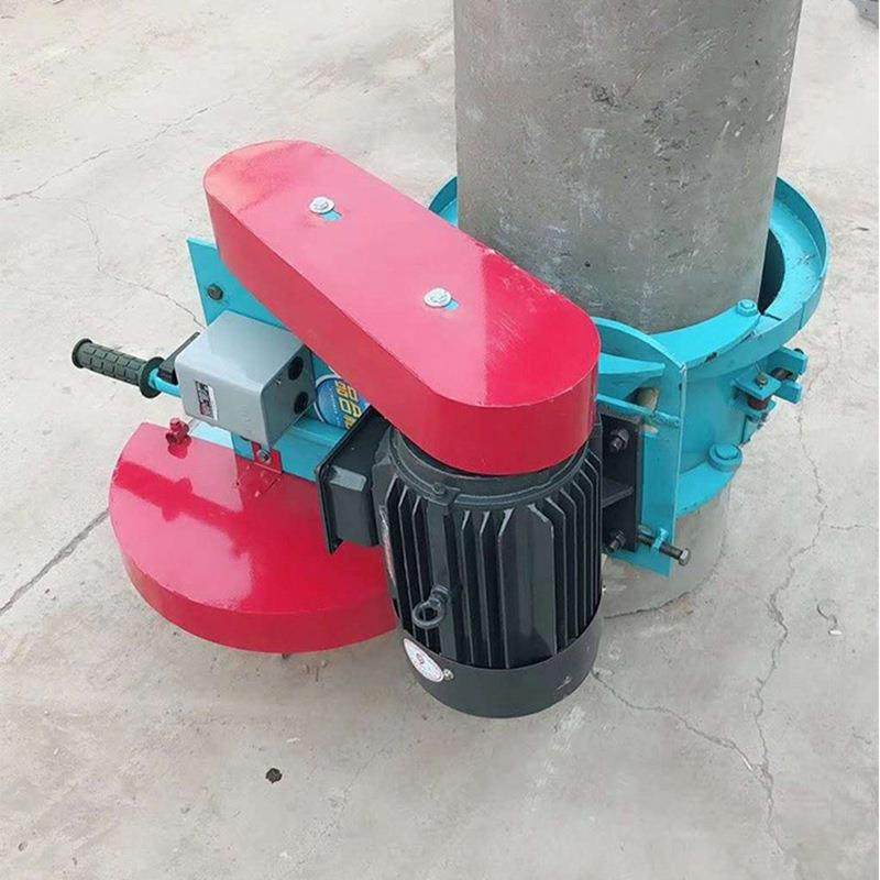 地面水泥管桩切割机 小型便携式箍式切桩机 大功率电动手推切桩机