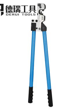 德瑞工具CT-80大型Y.O/DT/SC/C45裸端子压接钳手动长臂省力压线钳