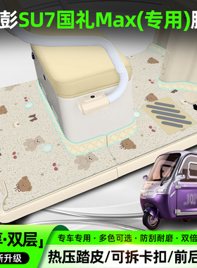 适用金彭鹏SU7国礼Max电动三轮车脚垫JP800DZK-19A脚踏垫小配件