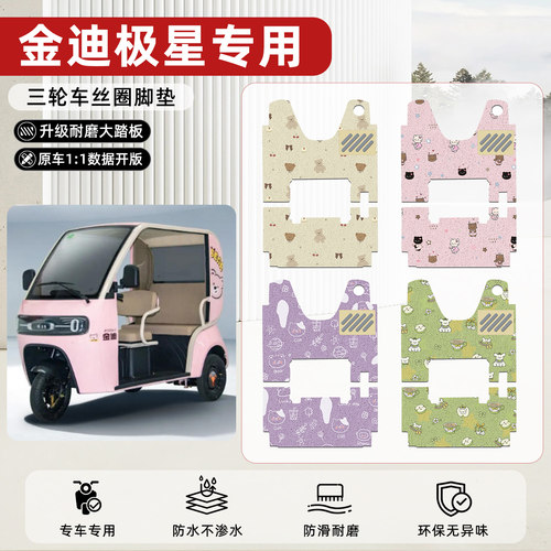 适用【金迪极星】丝圈脚垫