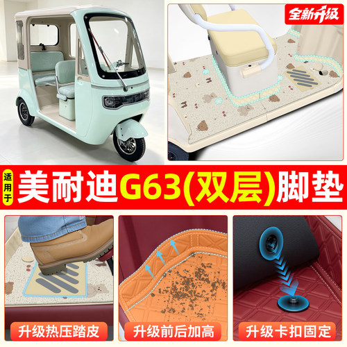 适用【美耐迪G63】专用脚垫