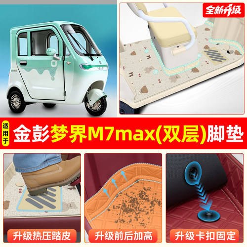 适用【金彭梦界M7max】专用脚垫
