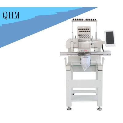 QHM厂家直销大豪电脑单头12针多功能绣花机，电脑绣花机
