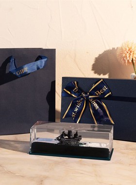 永不沉没的船邮轮流体漂流瓶摆件B泰坦尼克号游轮游体友谊小不会