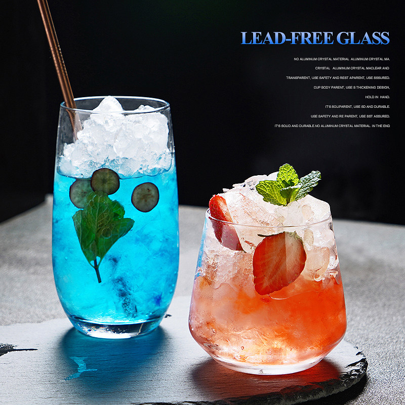 莫吉托杯mojito玻璃杯子家用ins风北欧创意酒吧喝果酒杯 鸡尾酒杯