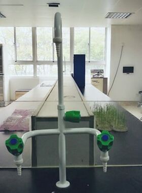 包邮黄铜喷塑化验水嘴实验室用三联水龙头三口水嘴验厂水咀龙头
