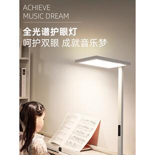 落地台灯护眼学习专用全光谱卧室儿童书房阅读写作业书桌立式钢琴