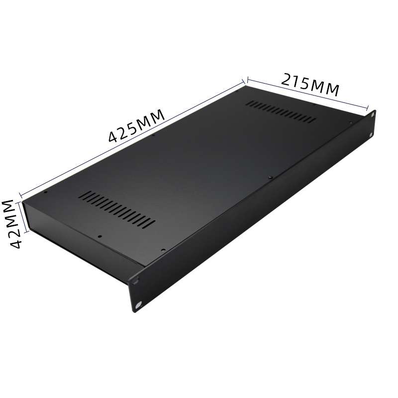 19英寸标准仪器仪表机箱1U2U3U4U5U控制器机壳台式非标铝型材机箱
