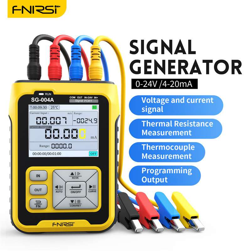 FNIRSI多功能信号发生器4-20ma模拟量电流压热电偶电阻过程校验仪