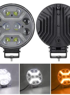 4英寸圆形LED102W工作灯汽车灯射灯越野车灯改装前照灯检修车灯