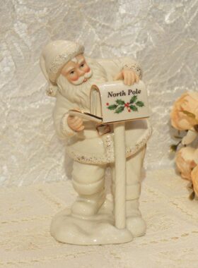 礼品老人圣诞节 礼物陶瓷出口贺卡摆件圣诞装饰品圣诞