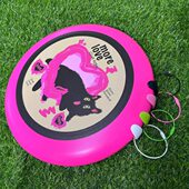 扣绿色极限夹子夹收纳飞盘黑白便携式 卡扣粉飞盘挂钩运动户外