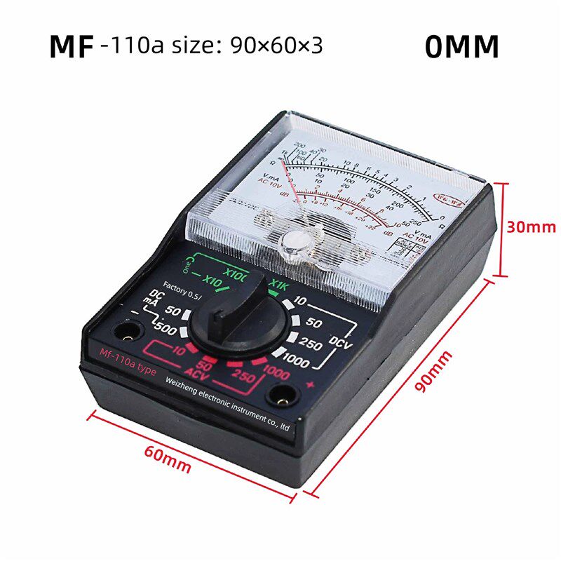 福禄克万用表指针式电工笔式测试微型万用表R机械尖端高精度小