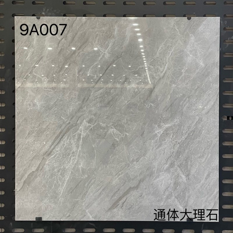 800x80f0瓷砖地砖灰色连纹通体大理石白色客厅防滑地板砖轻奢新款