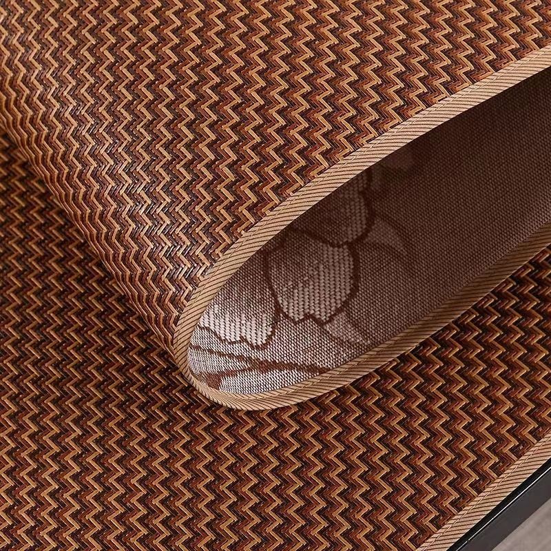 学生凉席0.9m单人床双面席子宿舍0E.8米上下铺夏天藤席可折叠草席