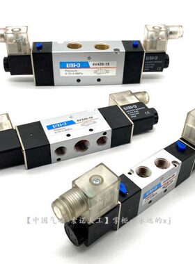 U8-阀4气动电磁阀20工4V3控V双N向电D换0-20V2天-4索诺10-I04215