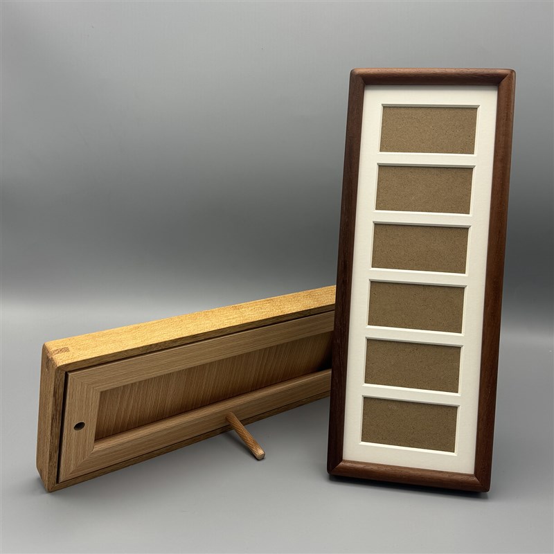 实木榫卯大好河山相框人民币装裱钞票展示M六连框胡桃木乔迁送礼