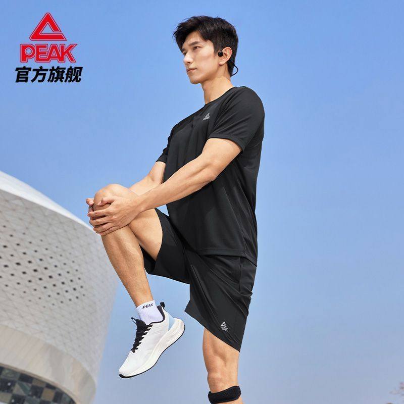 匹克运动套装男女款速干裤2025夏季薄款情侣运动服宽松舒适透气