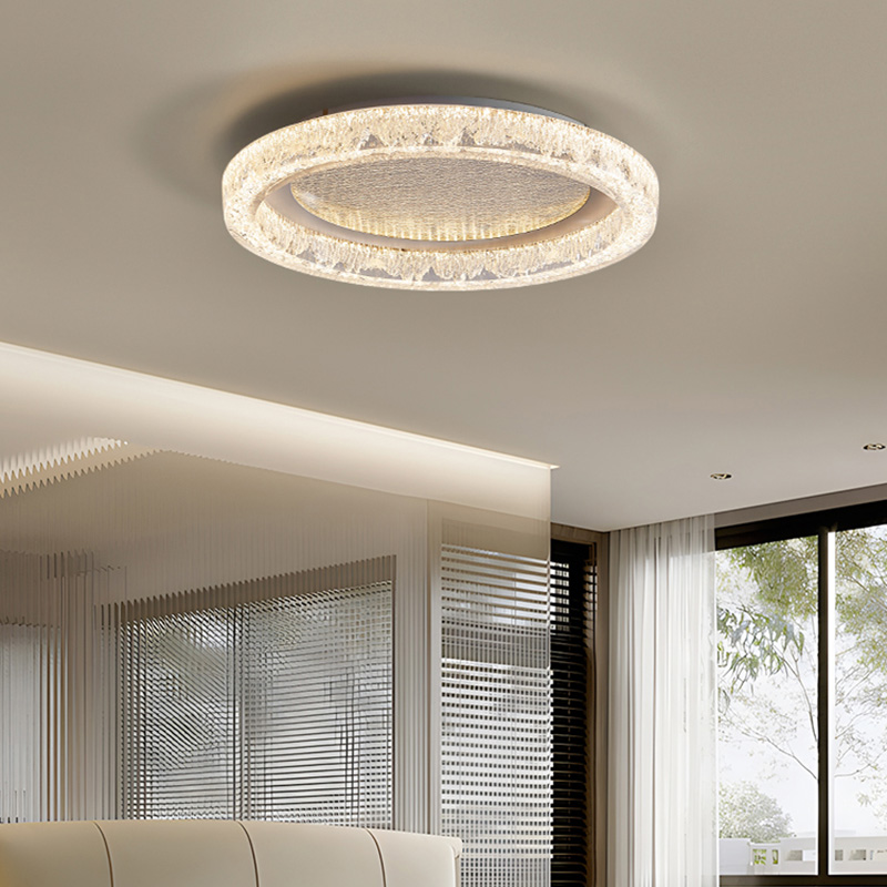 意式极简卧室吸顶灯2024新款设计师儿童房间LED轻奢主卧房间灯具