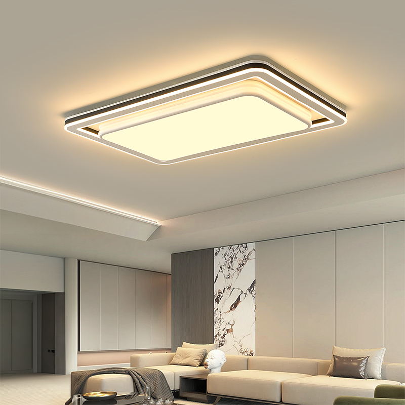 客厅大灯现代简约主卧室吸顶灯2024新款设计师艺术房间儿童房灯具