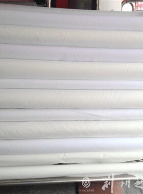 府绸布料 桌布133*72涤棉tc漂白布 涤棉府绸 的确良 衬衫布床单布