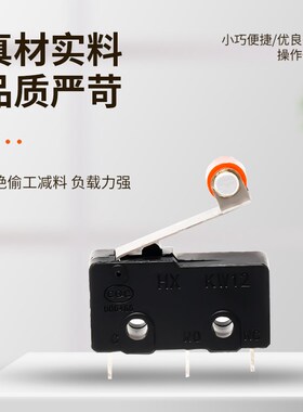小型微动开关7-0大集合KWX滑鼠16A微动KW12按键250V带柄2A带轮3脚