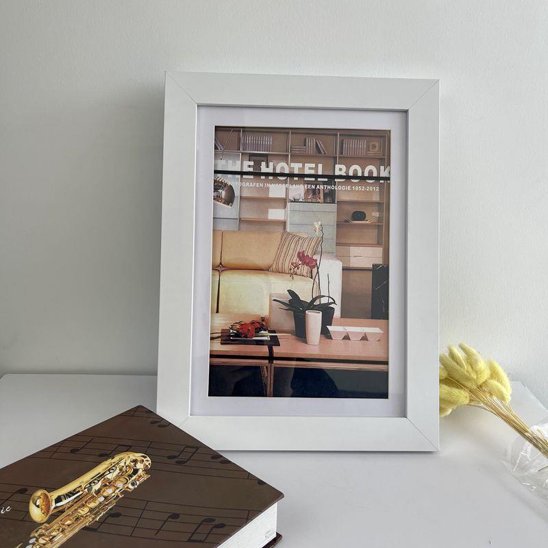 新款翻盖相框精美储存画纸儿童翻盖画框创意艺术装饰木质相框摆台