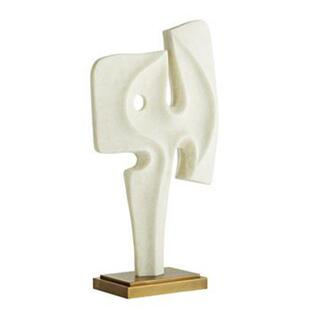 现代创意高档艺术几何树脂摆件玄关酒店样板间电视柜家居桌面摆件