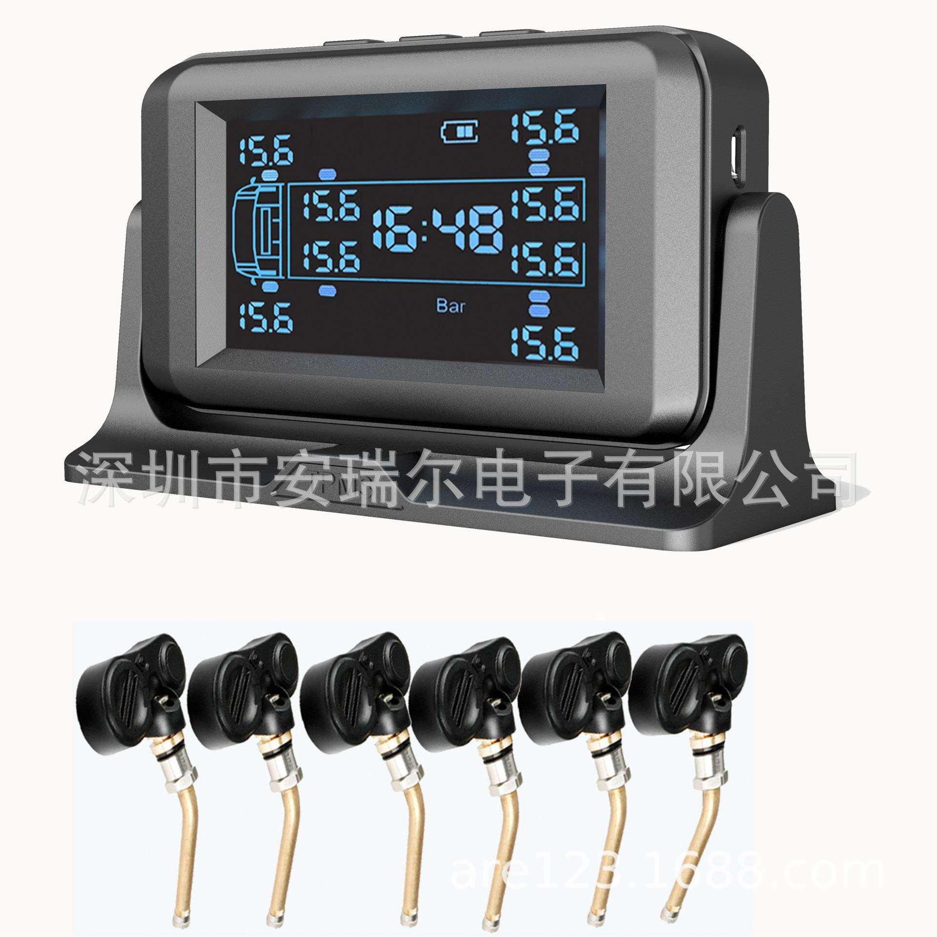 大货车重卡无线胎压监测器太阳能胎压监测系统TPMS胎压监测器