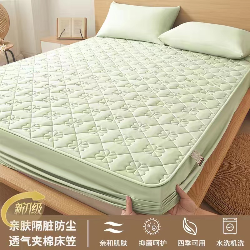 A类防水隔尿f夹棉床笠单件加厚席梦思床垫床包防尘床罩2023新款