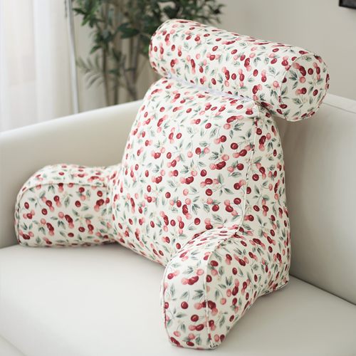 床头靠垫护腰枕床上沙发飘窗靠背软包护J颈大靠背靠枕抱枕可拆洗