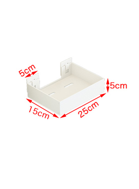 厨房置物架白色免打孔挂壁式y家用调味料墙上收纳架油盐酱醋浴室