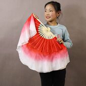 幼儿园演出道具子真丝舞蹈扇演儿童学生表跳舞扇