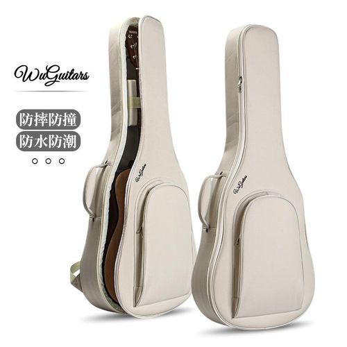 加厚木电吉他包双肩古n典39寸琴包40寸41寸防水防震民谣吉他琴套