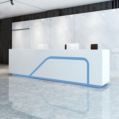 大型公司烤漆办公接待前r台酒店收银台吧台简约迎宾咨询服务台现