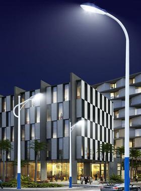 户外道路灯4米5米6米7米8米防水超亮LEDQ235镀锌路灯杆道路照明