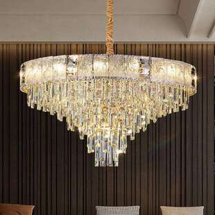 客厅主灯高端大气水晶灯新款主卧室灯法式轻奢风灯具全屋组合套餐