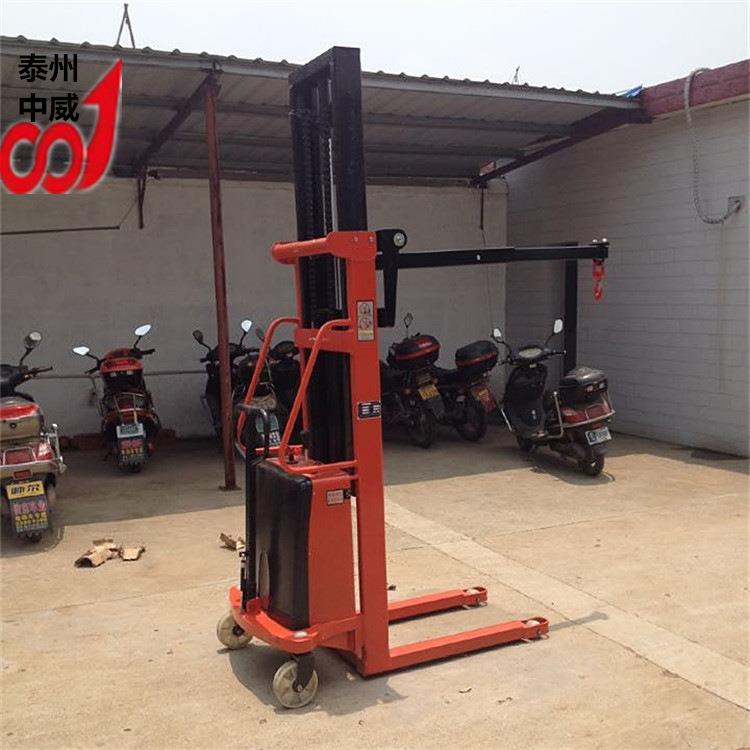 供应2吨2米半电动挂勾式电瓶升高车 电动液压叉车 电瓶升高车