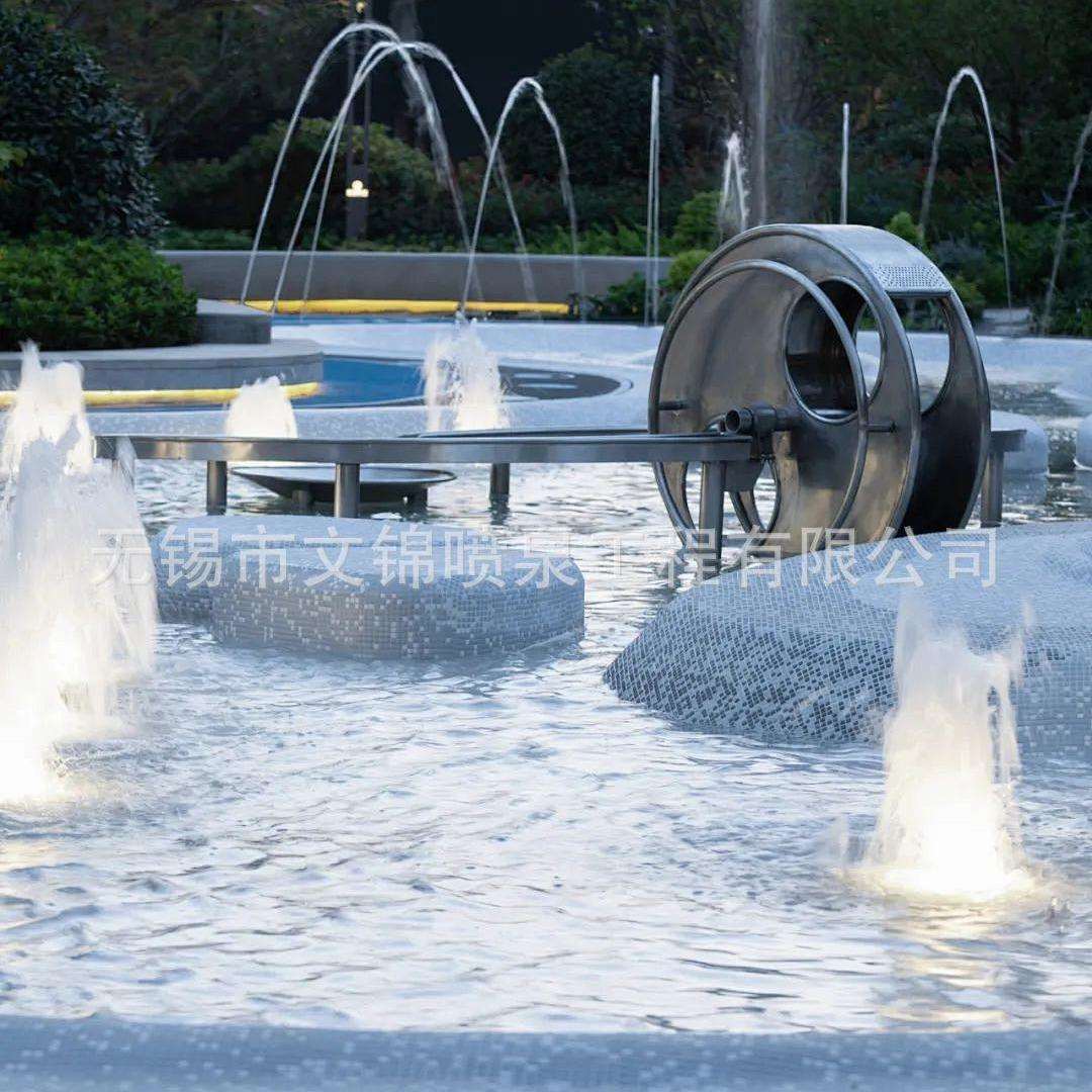 喷泉设备厂家承接各式户外波光泉跳泉 喷泉光亮景观安装设计施工