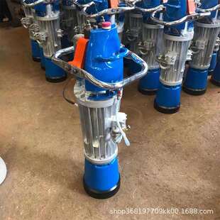 农村盖房地基夯实老式内燃冲击夯 一人可操作混合油 手扶冲击夯