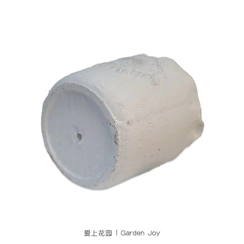 爱上花园 手压花环纹英文印章边浪边圆柱收底花盆