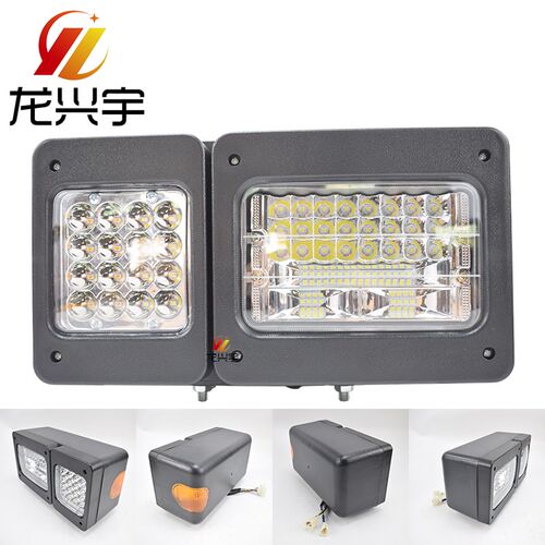 柳工50装载机配件50CN 855N 50C 30E铲车LED大视野大灯高亮大臂灯