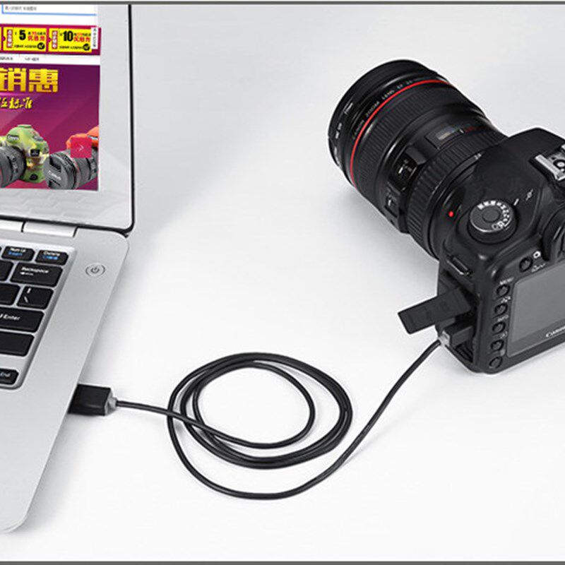 适用 Gopro Hero4 Hero3 + USB数据线 充电线 mini 配件 hero2充
