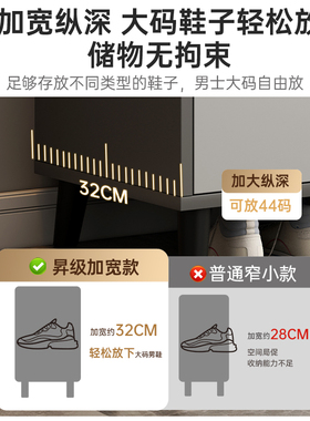 鞋柜家用室内门口2023新款爆款大容量楼道收纳入户玄关柜简易鞋架