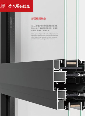 安柏瑞高端断桥铝门窗封阳台铝合金门窗隔音窗户卧室平开窗定制