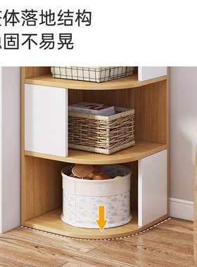 角柜置物架三角形客厅角落卧室转角拐角墙角柜收纳柜储物墙边柜子